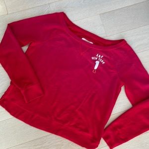 Abercrombie & Fitch wide crew neck sweatshirt